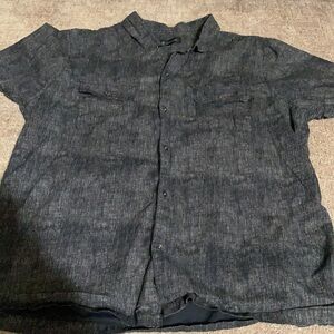 Men’s Short Sleeved Button Down Shirt by Inc. Spring Summer Casual